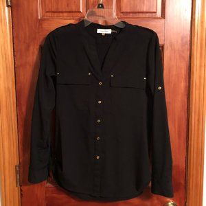 Calvin Klein black blouse XS